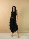 After Dark Cotton Lace Midi Dress