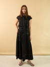 Noir Linen Cargo Skirt and Shirt Co-ord