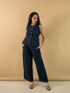 Riviera Indigo Denim Vest and Pant Set
