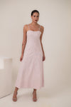 Blush Column Dress